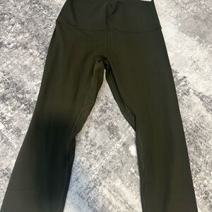 lululemon athletica Dark Green Leggings (align, 21” crops)